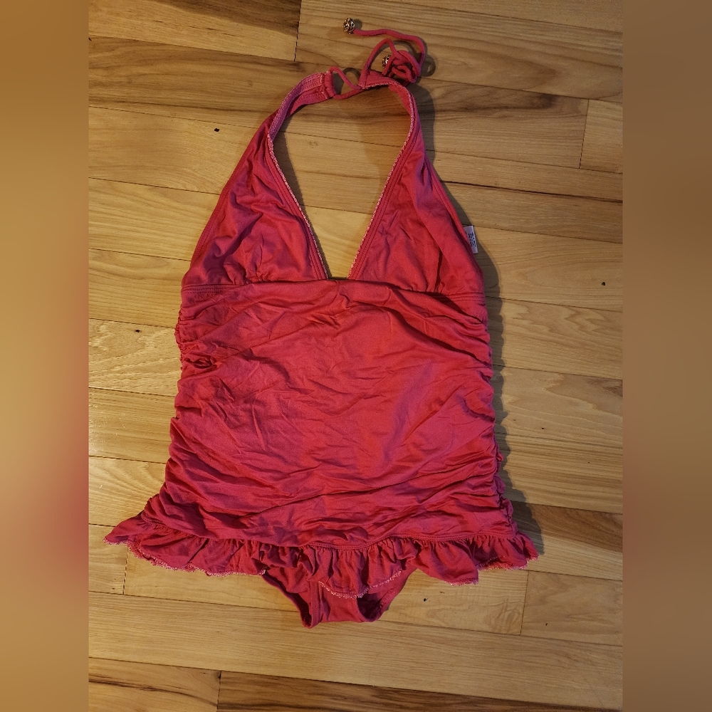 Juicy Couture hot pink one piece swim suit